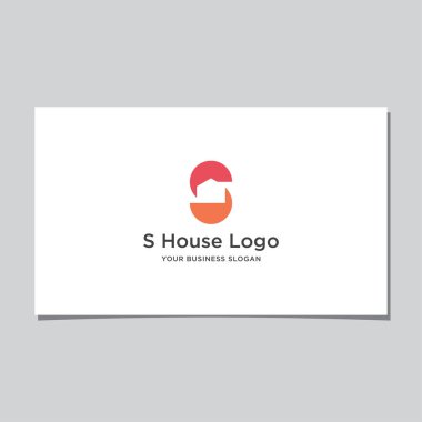 S EVİ Negatif Uzay Logosu DESIGN