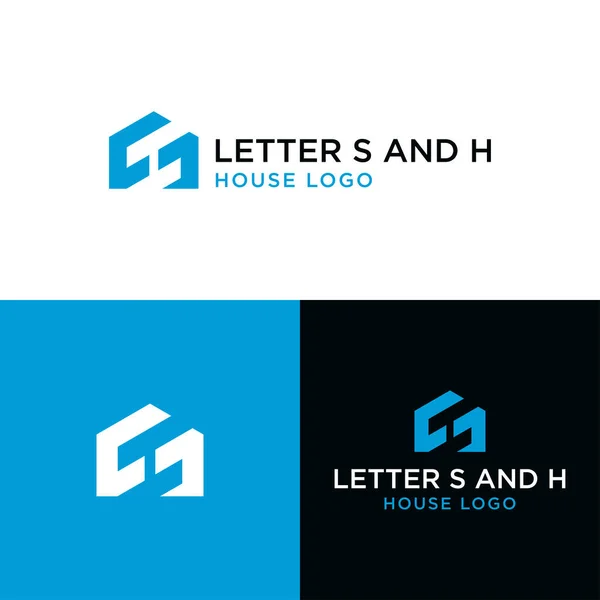 House Logo Design Vector — Vetor de Stock