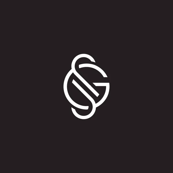 Initial Logo Design Vector — Stockvektor