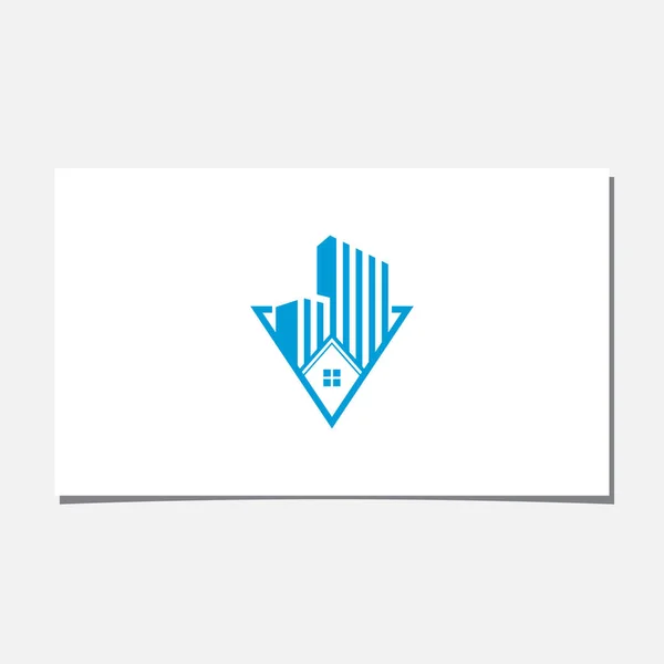 Letter Buildings Logo Design — Wektor stockowy