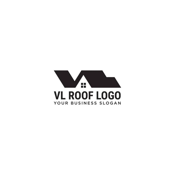 Oder Val Roof Logo Design — Stockvektor
