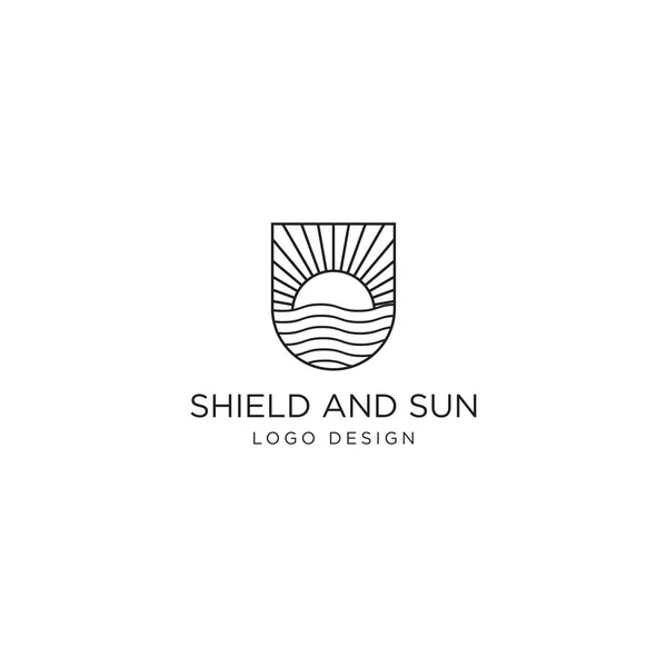 SHIELD VE Güneş Logosu