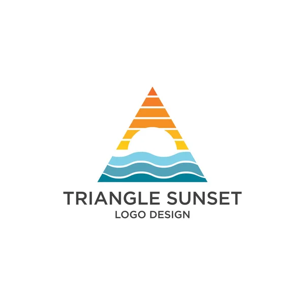 TRIANGLE Günbatımı logosu DESGN VECTOR