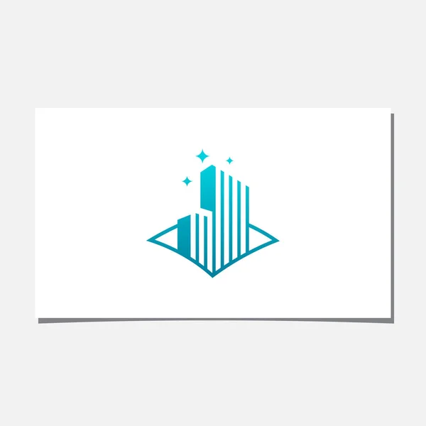 Carpet Care Building Logo Design — Stockvektor