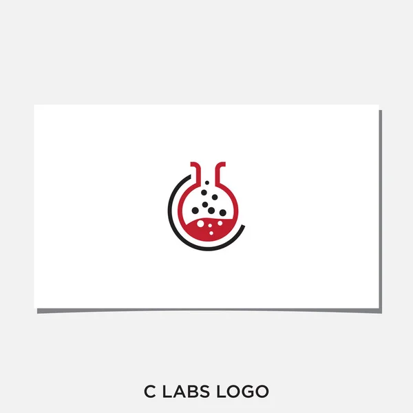 Vector Diseño Del Logotipo Inicial Labs — Vector de stock