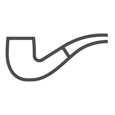 Boruya bağlı, piksel mükemmel, düzenlenebilir vuruş, ölçeklenebilir kare çizgi vektör simgesi.