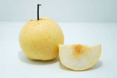 sarı taze ve sulu Çin armutları