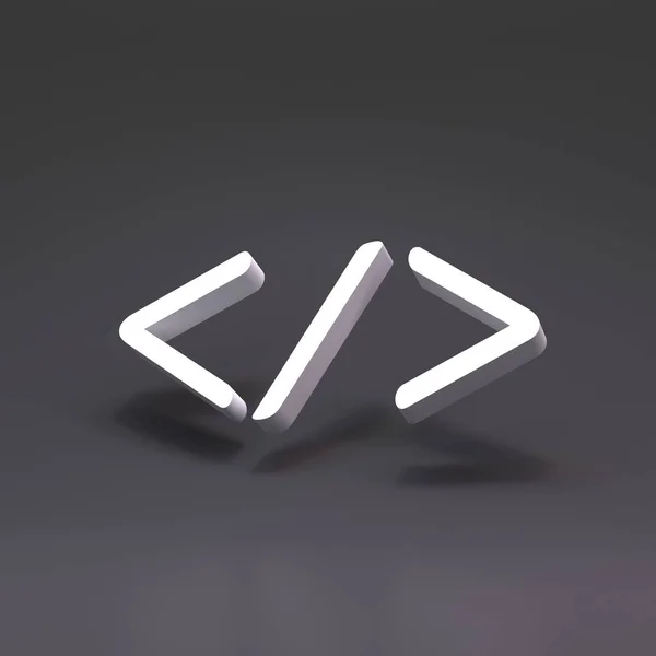 Code Part Symbol Concept Coding Programming Render — Stock Photo, Image