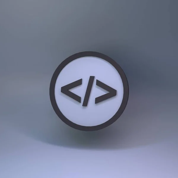 Code Symbol Concept Programming Render — ストック写真