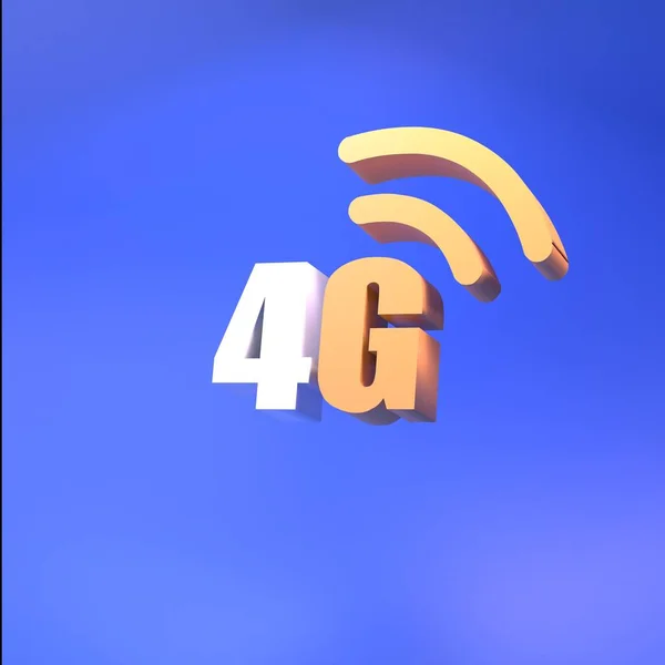 Connection Icon Mobile Communication Concept Render — 스톡 사진