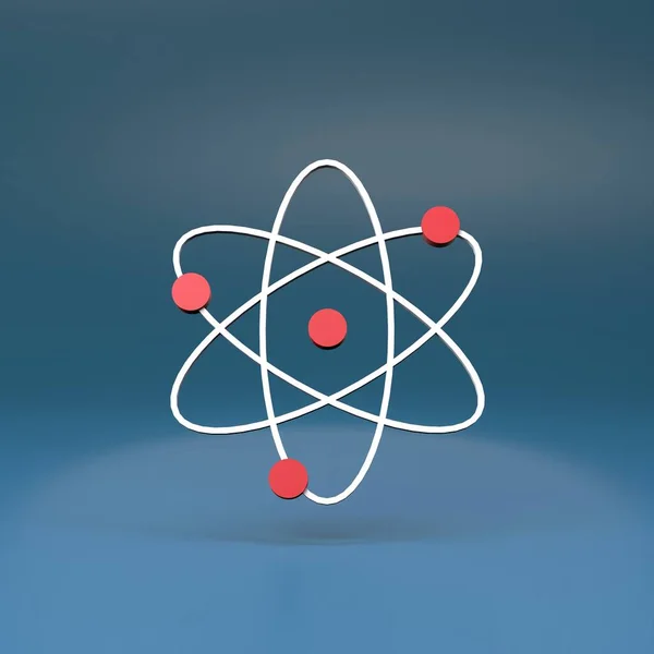 Atomikon Återge Illustration — Stockfoto