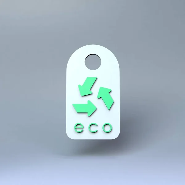 Eco Icon Ecology Conservation Concert Render Illustration — 스톡 사진