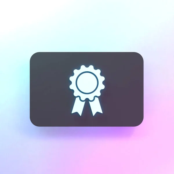 Diploma icon. 3d render illustration.