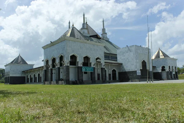 Liwa Indonesia 2022 Liwa Lampung Barat Mosque 의크고 한건물은 Lampung — 스톡 사진