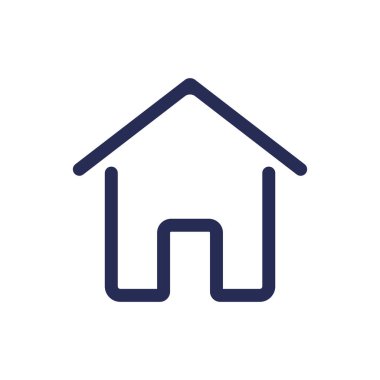 Satır simgesi beyaz arkaplanda izole edildi. Vektör illüstrasyonu.