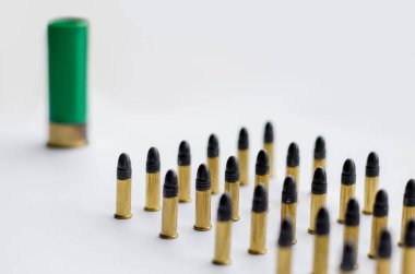 set of bullets on white background  clipart