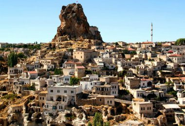 Ortahisar Şatosu Türkiye 'nin Kapadokya kentinde yer alan Panorama