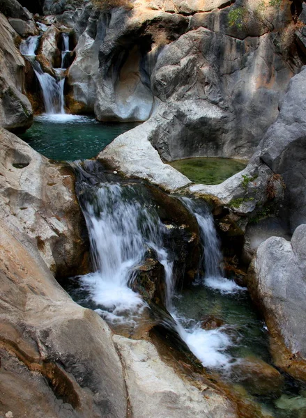 Cachoeira Cascata Sapadere Canyon Perto Alanya Turquia — Fotografia de Stock