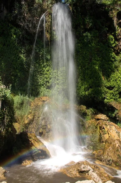Szr Selalesi Waterval Regenboog Voorgrond Bij Sivas Centraal Anatolië Turkije — Stockfoto