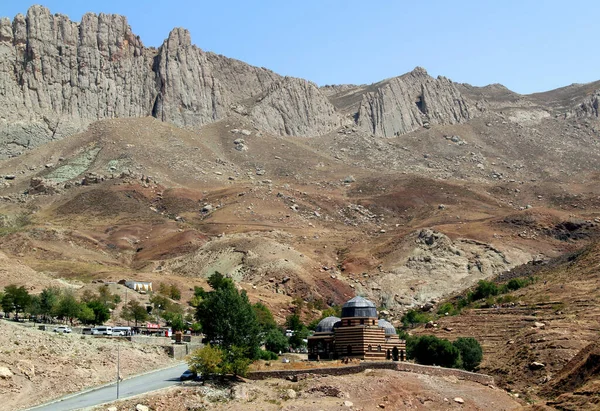 Вид Горный Ваххабит Величественный Горный Хребет Районе Догузазита Восточной Анатолии — стоковое фото