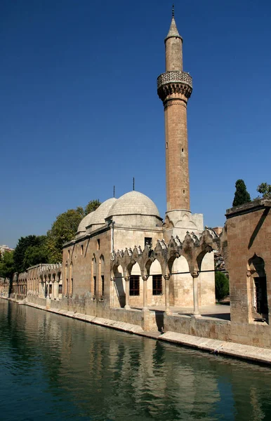 Blick Auf Den Balikligol See Und Die Rizvaniye Moschee Historischen — Stockfoto