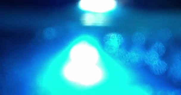 Moderno Azul Llevó Luz Fugas Superposición Transición 60Fps — Vídeos de Stock