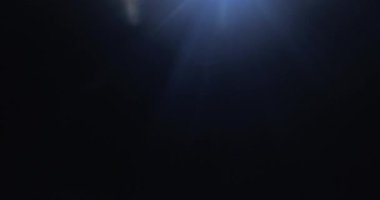 Turuncu Işık Sızıntısı Geçiş Süslemesi 60fps