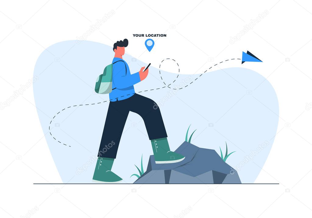 Adventure, Explorer Concept Illustration
