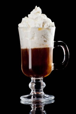 Kahveli kahve İrlanda kahvesi.