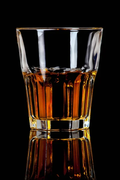Cocktail Alcool Isolé Sur Noir — Photo
