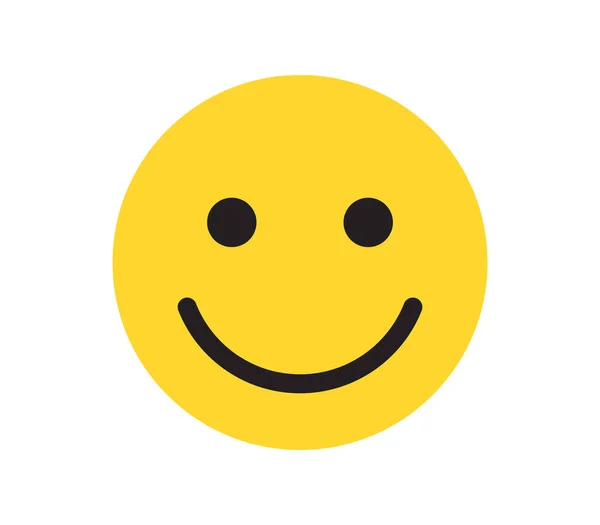Απλά Συναισθήματα Διαφορετικά Πρόσωπα Και Κίτρινο Emoji Κινουμένων Σχεδίων Επίπεδη — Διανυσματικό Αρχείο