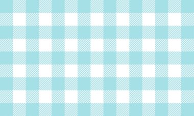 Kırmızı beyaz gingham deseni ve kumaş klasik tasarım düz vektör çizimi.