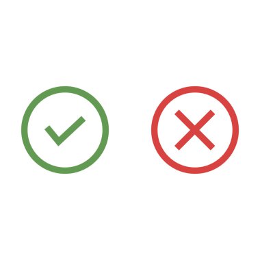 Düz vektör illüstrasyonunu onayla ve kaldır.