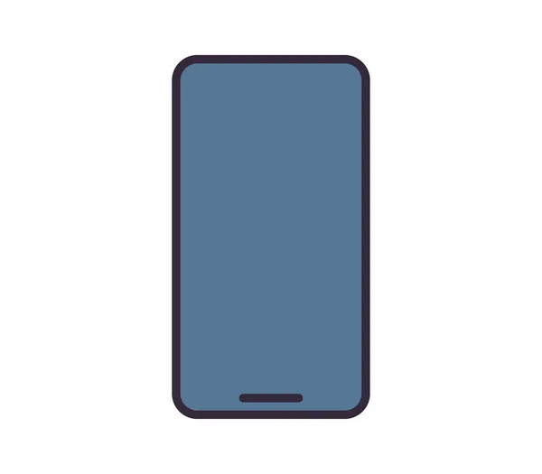 Smartphone Och Teknik Platt Vektor Illustration — Stock vektor