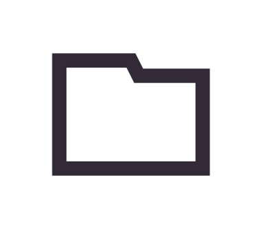 Mobile user interface navigation symbol and app icon simple outline linear vector.