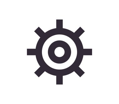 Mobile user interface navigation symbol and app icon simple outline linear vector.