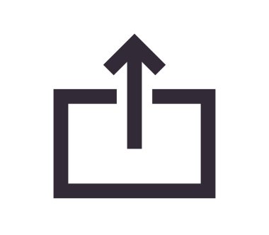 Mobile user interface navigation symbol and app icon simple outline linear vector.