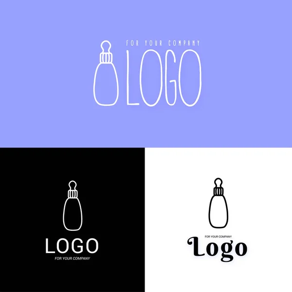 Babyflasche Symbole Schnuller Logo Babyflasche Logo Für Web Design Oder — Stockvektor