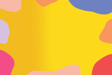 Renkli sanat geçmişi. Soyut afiş. Sarı duvar kağıdı