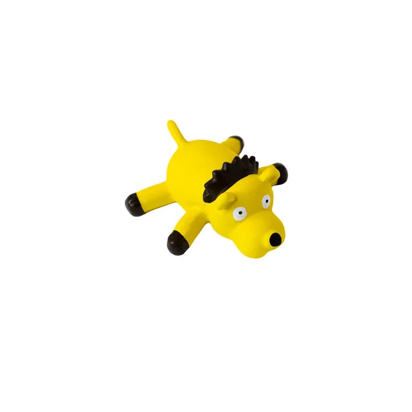 Brinquedos Leão Engraçado Amarelo Para Animais Estimação Gato Cão — Fotografia de Stock