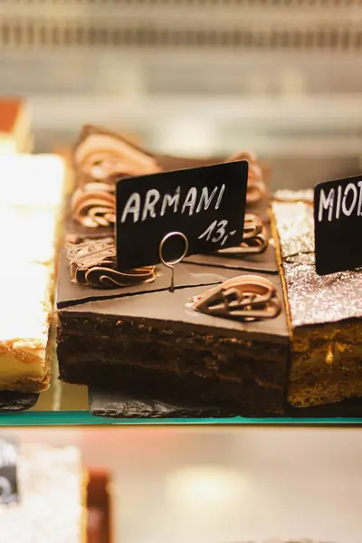 Chocolate Dessert Cream Caramel — Stock Photo, Image