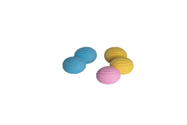 Pastel Ball Cheawing Rubber Toys Cat Dog Pet — 스톡 사진