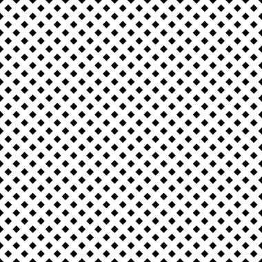 Siyah ve beyaz eşkenar dörtgenler kusursuz desen, vektör illüstrasyonu.