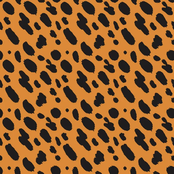 Seamless Vector Pattern Cheetah Skin Fur — Wektor stockowy