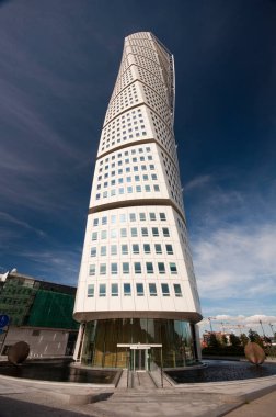 Malmö, İsveç: Gövde Binası Dikey Geniş Açı Vuruşu