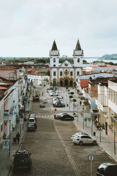 Penedo City Eine Historische Stadt Bundesstaat Alagoas Eine Touristenstadt Fluss — Stockfoto