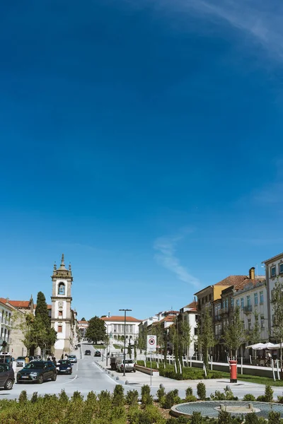 포르투갈의 2021 Vila Real 도로를 달리는 — 스톡 사진