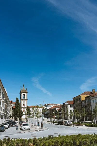 포르투갈의 2021 Vila Real 도로를 달리는 — 스톡 사진