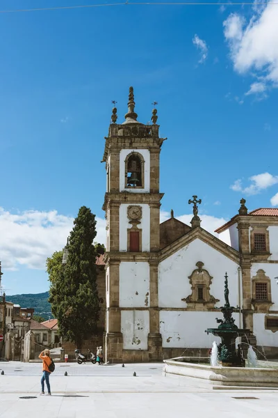 Vila Real Portogallo 2021 Settembre Chiesa Coloniale Una Giornata Sole — Foto Stock