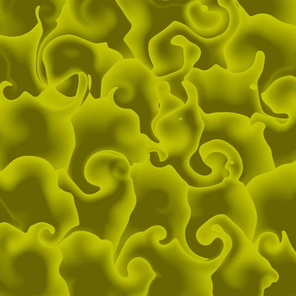 Sıvının Soyut Dalgaların Güzel Koyu Sarı Arkaplanı Metin Için Kullanılabilir — Stok fotoğraf